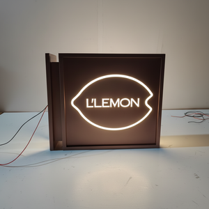 Boîte à lumière LED rectangulaire double face avec couleurs personnalisées, affichage publicitaire mural pour l'<span class=keywords><strong>immobilier</strong></span> - Product Image 2