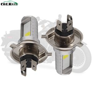 Motosiklet kafa lambası ampulleri BA20D H4 LED Hi <span class=keywords><strong>Lo</strong></span> ışın Moto LED far motosiklet LED lambalar dönüşüm kiti ampuller 1200LM 6000K - Product Image 1