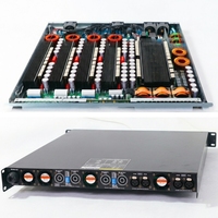 Amplificateur numérique professionnel MALOX AD442 1U 4x4200W (8) Haute puissance Classe D en métal pour concerts et discothèques