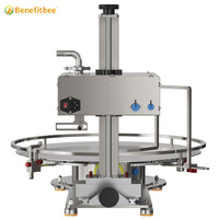 Machine de remplissage automatique de liquides à haute viscosité avec table rotative pour miel, système de remplissage en bouteille, machines de remplissage spécialisées à plateau tournant