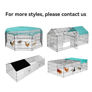 Gaiola de galinha para animais, gaiola de galinha para aves domésticas ao ar livre - Product Image 2