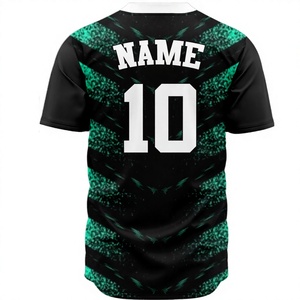 Maillot de baseball personnalisé à prix abordable, taille personnalisée, logo personnalisé, impression par sublimation, maillot de baseball à séchage rapide avec OEM - Product Image 2