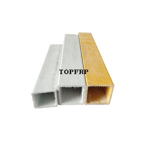 Tube carré en FRP extrudé anti-corrosion et anti-vieillissement - Product Image 1