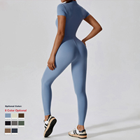 Ensembles de yoga, Leggings une pièce, Combinaison de sport sexy, Tenue de sport moulante, Combinaison de yoga et fitness active personnalisée pour femme