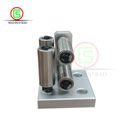 Rouleaux de guidage automatiques durables, résistants à l'usure et à la rouille, dispositif de passage de fil pour outils de tirage de fil plat, enroulement de câble