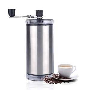 เครื่องบดกาแฟแบบพกพา Kzx สแตนเลสสตีล ดีไซน์ทันสมัย สีเงิน กล่องสีขาว ใช้กลางแจ้งได้ เหมาะสำหรับร้านกาแฟ ชา กาแฟ พกพาสะดวกและทนทาน - Product Image 4