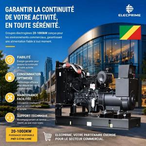 Générateurs diesel <span class=keywords><strong>à</strong></span> fonctionnement silencieux 200/300/400/500 kVA, groupes électrogènes diesel Weichai Cummins, générateur électrique sans carburant - Product Image 2