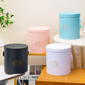 Scatola per Fiori di Lusso Portatile, Nuovo Design Personalizzato di Alta Qualità per Confezioni Regalo, Scatola Rotonda per Imballaggio Fiori - Product Image 6