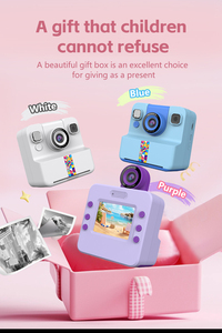 Macchina fotografica digitale dello studente <span class=keywords><strong>per</strong></span> la fotografia Mini stampante portatile termica istantanea stampa <span class=keywords><strong>foto</strong></span> <span class=keywords><strong>per</strong></span> bambini macchina fotografica 2.4 pollici HD Video giocattolo regali - Product Image 4