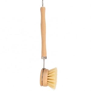 Natural Coconut Fiber Pot <b>Brush</b> Set Mini Wooden <b>Handle</b> Kitchen Scrubbers Eco-Friendly & Non-Scratch 72g Lightweight - Product Image 5