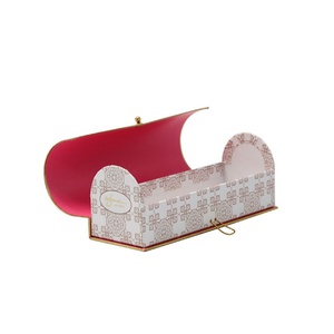 Customized Patterns Biodegradable Luxury Delicate Arch Shaped Cardboard Special Shaped <b>Box</b> Dessert Macaron Gift Paper Container - Product Image 4