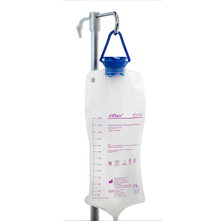 Medical equipment enfit adult use human feed bag Enteral Tube Feeding Bags Set Enteral Feeding bag set