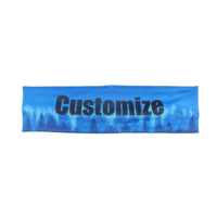 Bandeaux de sport personnalisables, respirants, extensibles, à absorption de l'humidité, impression personnalisée, pour hommes, femmes et enfants, sport, gym, exercice, course à pied