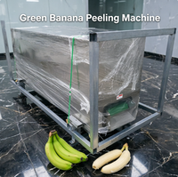 Mini-bananen schilmachine, machine voor het schillen van rauwe bananen, hoge productiviteit, machine voor het schillen van groene plantains, plantainschilmachine