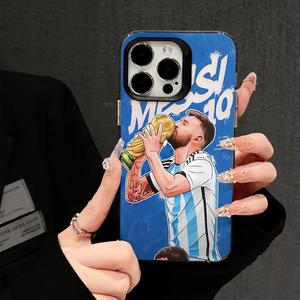 Funda para Teléfono con el Número 7 de una Estrella del Fútbol para iPhone 17/16/15/14/13/12 Pro Max, Funda Protectora Antigolpes de TPU para Fanáticos del Fútbol - Product Image 2