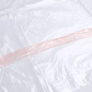 Laundry bag strong biodegradable water soluble plastic bag with handle for hotel and hospital