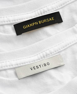 <span class=keywords><strong>Etiquetas</strong></span> de <span class=keywords><strong>Etiquetas</strong></span> tejidas de Damasco para <span class=keywords><strong>ropa</strong></span>, <span class=keywords><strong>Etiquetas</strong></span> tejidas con cuello, diseño de camisa, etiqueta para <span class=keywords><strong>ropa</strong></span> - Product Image 3