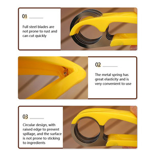 Popolare Affettatrice Manuale per Banane in Acciaio Inox di Grado Alimentare, <span class=keywords><strong>Facile</strong></span> da Pulire, Riutilizzabile, Taglio Senza Sforzo, Logo Personalizzabile per Uso Domestico - Product Image 4