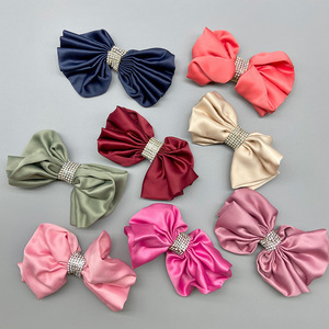 Lazos de cinta hechos a mano con adornos de diamantes de imitación para accesorios para el cabello, uso diario, primavera 2024, origen Jinhua - Product Image 1
