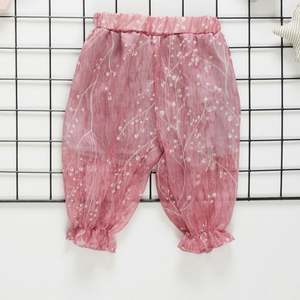 กางเกงขาบาบางขากว้างดีไซน์ใหม่สำหรับเด็กกางเกงฤดูร้อนจากประเทศจีน - Product Image 4