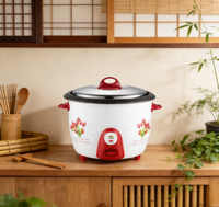 Autocuiseur Électrique Automatique 0,6L-6L en Acier Inoxydable avec Cuve Antiadhésive en Forme de Tambour pour Usage Domestique et Hôtelier, avec Tasse de Mesure – Vente en Gros