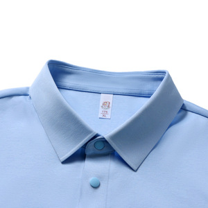 Polo de Hombre, Algodón, Talla XL, Estilo Casual, Cuello Azul Claro - Product Image 1