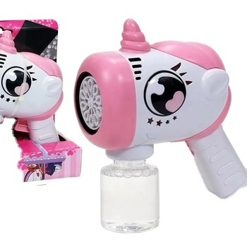Summer Toys Outdoor Toys unicorn Bubble Gun Toys for Kids