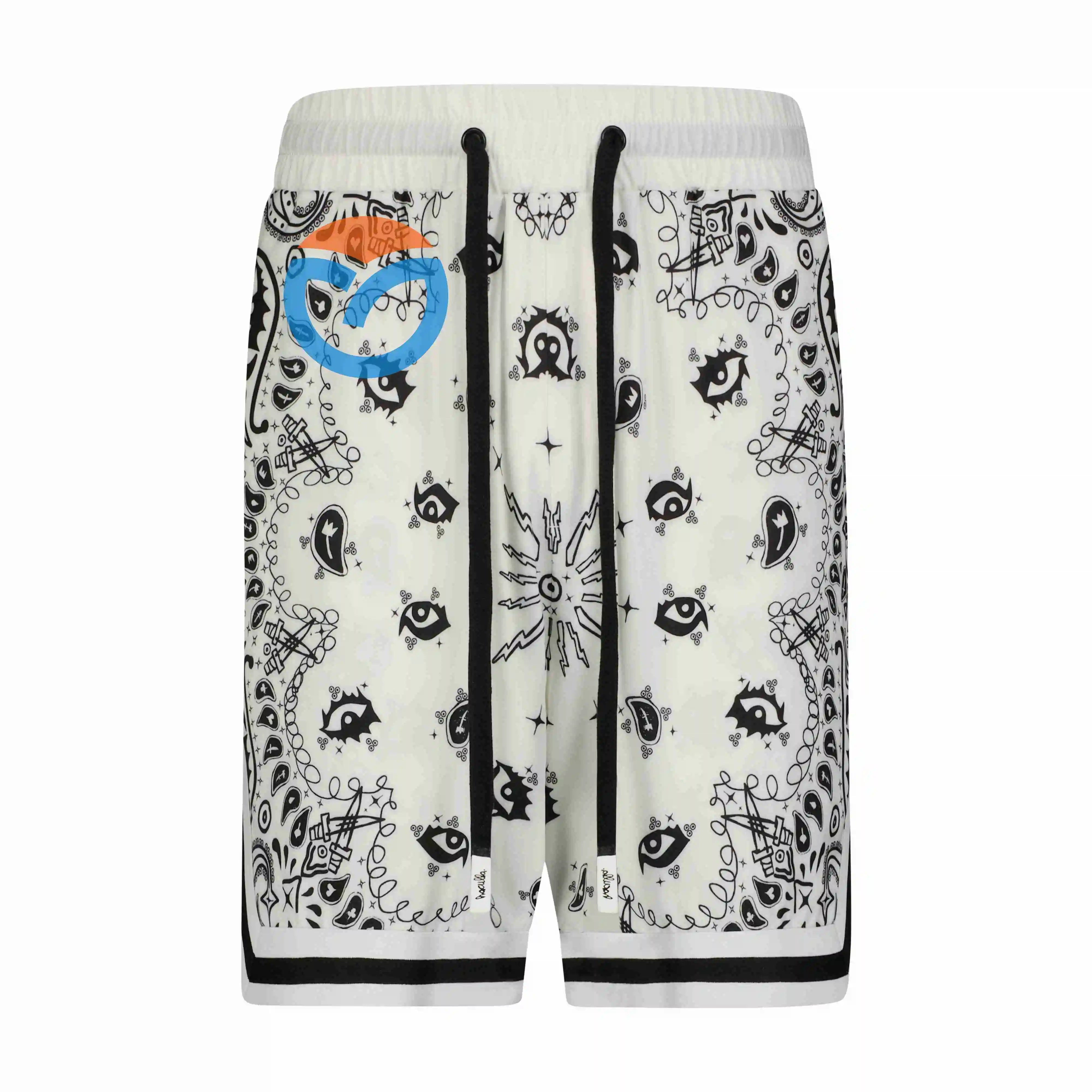 2024 OEM/ODM primavera estate stampa personalizzata ricamo logo di alta qualità cotone nuovo design pantaloncini casual per gli uomini