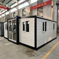 Maison préfabriquée économique prête à l'emploi, conteneur extensible de 40, 30, 20, 10 pieds, villa conteneur pliable, chambre extensible