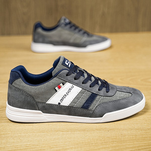 Chaussures de skate décontractées à rayures rétro, lacets, baskets basses plates, confortables, antidérapantes, pour la marche quotidienne - Product Image 2