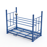 Palette en acier pour pneus de SUV et de camionnette: support de stockage de pneus empilable | Rayonnage d'entrepôt robuste pour l'organisation des pneus