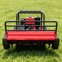 Broyeur à fléaux télécommandé broyeur à fléaux diesel avec longueur de machine de 800mm pour herbe rugueuse vergers et coupe de