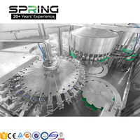 Ligne de production complète pour usine d'eau minérale, machine de remplissage d'eau minérale en bouteille de verre