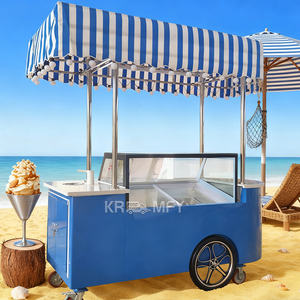 Kiosque de vente de sucettes glacées 2025, remorque alimentaire, tricycles pour la vente de glaces, camion de nourriture - Product Image 2