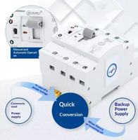 Sakelar Transfer Otomatis Daya Ganda ATS Tingkat Milidetik Tanpa Gangguan JFQ3-2P 63A Penyimpanan Energi Fotovoltaik Lintas Batas