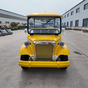 <span class=keywords><strong>Auto</strong></span> Elettrica Ecologica dal Design Vintage Retrò con 6 Posti per Uso in Resort e Tempo Libero, <span class=keywords><strong>Dimensioni</strong></span> 4200x1300x1920mm - Product Image 1