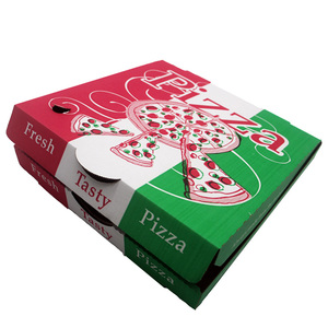 Caja de Pizza Corrugada Biodegradable y Ecológica, Resistente, de Grado Alimenticio, con Diseño Reciclable, Opciones de Logotipo y Tamaño Personalizados - Product Image 2