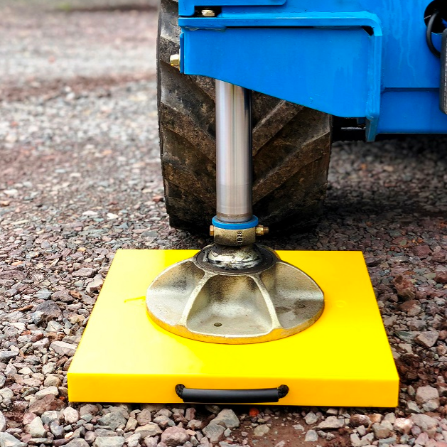 General UHMWPE Outrigger Pads Cutting Custom Colors Sizes for Cranes Concrete Pumps Excavators Heavy Construction Machinery-Jin