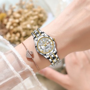 Reloj de Cuarzo para Mujer Poedagar, Esfera Redonda de 31 mm, Grosor de 6 mm, Correa de Acero Inoxidable, Resistente al Agua 50 m, Estilo Ejecutivo - Product Image 3