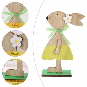 Manufacture Bunny Ornament Decoration Home European & American Crafts Nordic Design Made in China for Easter - Product Image 4