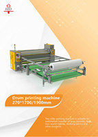 Machine de transfert thermique continu rouleau à rouleau avec rouleau chauffant chromé de 270 mm, presse à sublimation pour bannières et tissus