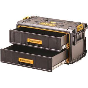 Para Dewalt TOUGHSYSTEM 2.0, unidad de 2 cajones con cierres automáticos apilables, solución de almacenamiento de herramientas intuitiva y fácil de usar - Product Image 1