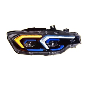 Conjunto de Faros Delanteros para BMW Serie 3 F30, Modelos 13-18, F35, Pieza de Auto, 24V/12V, Lente LED Blanca, Nuevo Diseño, Modificación para Modelos Antiguos 3 - Product Image 2