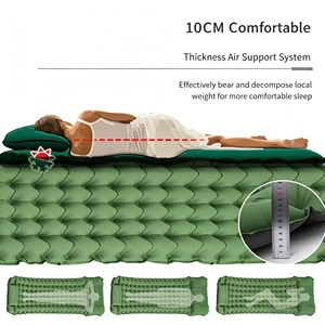 Colchón Inflable Portátil Impermeable, Colchoneta de Camping Ultraligera de TPU con Bomba de Pie Integrada - Product Image 3