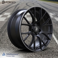 Jantes en alliage d'aluminium forgé à profil profond, jantes modifiées sur mesure avec ET de 20 mm, finition brillante neuve