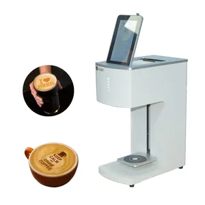 automatic edible xyz 3d food cake pro topper printing machine coffee pic people face printer