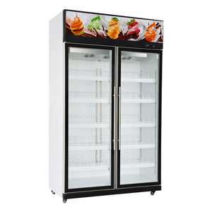Vitrina <span class=keywords><strong>de</strong></span> <span class=keywords><strong>vidrio</strong></span> para supermercado, nevera transparente para bebidas frías, sin escarcha - Product Image 3