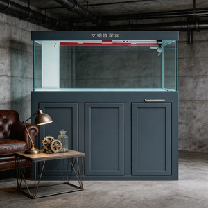 <span class=keywords><strong>Acquario</strong></span> su Misura di Grandi Dimensioni <span class=keywords><strong>con</strong></span> Filtro a Fondo, Lussuoso <span class=keywords><strong>Acquario</strong></span> in Vetro Curvo per Acquascaping Professionale in Acqua Dolce - Product Image 4