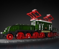 Jouets en blocs transfrontaliers |   Locomotive diesel verte télécommandée électrique pour garçons et filles, modèle à assembler