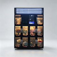 Distributeur automatique intelligent de fleurs réfrigérées avec SDK, retour de monnaie, conforme ADA, vente 24h/24 et 7j/7, pour bouquets de fleurs fraîches